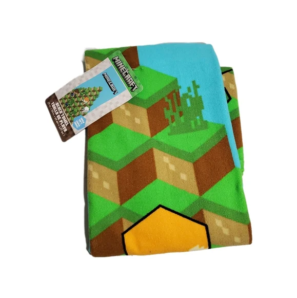 Minecraft Beach Towel NWT - Picture 4 of 5